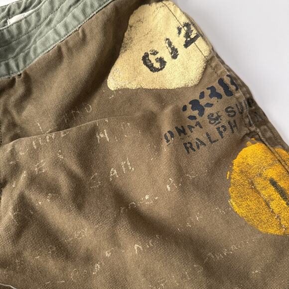 Denim & Supply Ralph Lauren Shorts Mens 33 Military Style - Picture 4 of 11